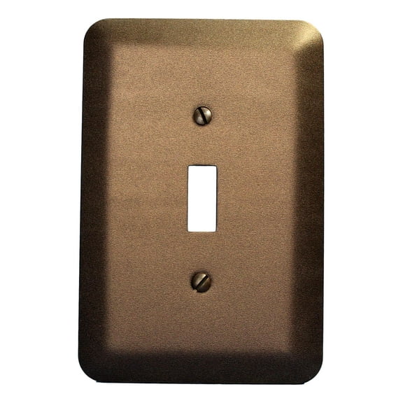 Leviton Jumbo Metallic Bronze Switch Cover Oversize Toggle Wallplate Switchplate 89301-MBR