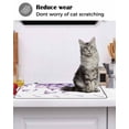 thumbnail image 6 of Large Induction Cooktop Protector Mat Purple Flower Stove Top Covers for Electric Stove, Spring Watercolor Floral Plant Decorative Stove Burner Cover Mats, Glass Top Stove Cover, 6 of 7