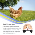 thumbnail image 4 of Methold Casco para mascotas, loros, sombreros, disfraces ajustables, accesorios, Protector, cascos para aves de corral, pollo, pájaro, pato Juguetes para pájaros perro Methold PT003691-11, 4 of 6