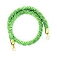 thumbnail image 2 of Rope Barriers - Heavy Duty Control Barriers Red Crowd Control Stanchions 2m Green, 2 of 7