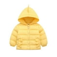 thumbnail image 2 of Toddler Little Boy Girl Hooded Puffer Jacket Winter Down Coat Kids Warm Outerwear, 2 of 5