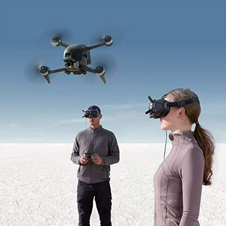 DJI - FPV Combo Drone with Remote Control and Goggles - Gray