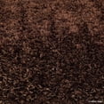 thumbnail image 5 of Allstar Brown Solid Thick Modern Shaggy Area Rug (4' 11" x 6' 11"), 5 of 6