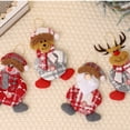thumbnail image 2 of Adornos navideños de Feliz Año Nuevo 2024, regalo de Navidad 2023, muñeco de nieve de Papá Noel, colgante para árbol, adornos colgantes para decoración del hogar de Navidad, 2 of 5