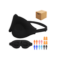 thumbnail image 1 of Kit de antifaz y tapones para oído para conciliar sueño Belug Negro, 1 of 4