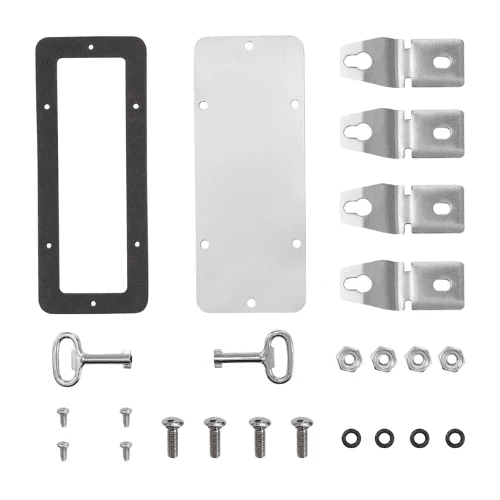 NEMA Stainless Steel Enclosure 12 x 12 x 8'' Junction Box with Mounting Plate