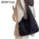 thumbnail image 2 of Bolso de mano para mujer con cremallera, bolso de mano informal, bolso de hombro de gran capacidad con bolsillos, color negro, 2 of 5