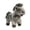 Gray, variant on Cartoon Horse Toy Zodiac Mascot Birthday for Boys Children Soft Cuddly Stuffed Animal, 8.66 inch, Gray