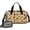 Boston Terrier and Rose Orange Pattern, variant on Boston Terrier and Rose Orange Pattern Gym Duffel Bag 2 Piece Set, Travel Weekender Bag with Shoe Compartment & Toiletry Pouch, Wet Pocket Gifts for Women Men,19.7 X 8.3 X 11 Inches