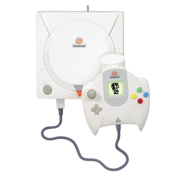 Hallmark Keepsake Christmas Ornament 2023, SEGA Dreamcast Console Musical Ornament With Light, Gifts for Gamers. .02 lbs.