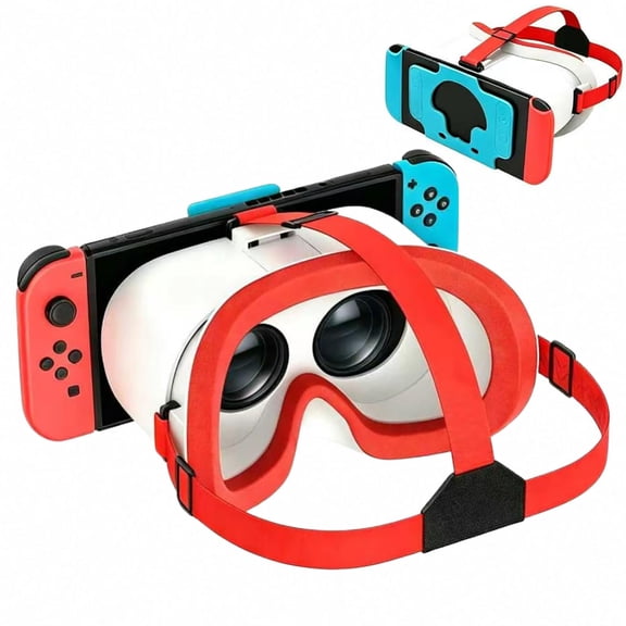 VR Headset Compatible with Nintendo Switch & Switch OLED Adjustable Focus VR Glasses Gaming Accessory
