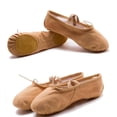 thumbnail image 2 of UNOMOR 1 Pair Ballet Dance Shoes Lightweight Breathable for Women in Light Brown, 2 of 8