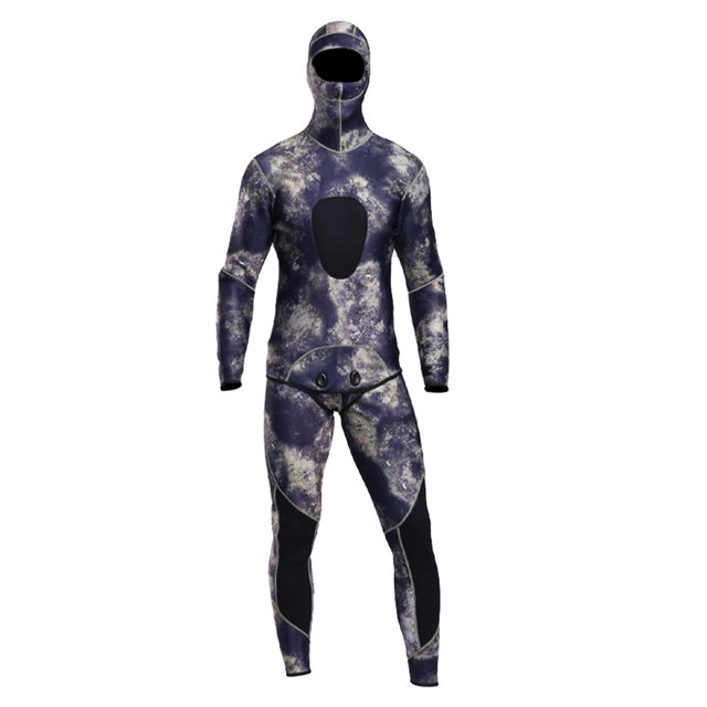 Traje de buceo completo de neopreno Zulema 3mm para hombre Gris L