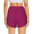 thumbnail image 2 of Lsque Floral Colorful Printed Women's Running Shorts with Liner Pockets,Elastic Quick Dry Workout Athletic Gym Yoga Shorts,Womens High Waist Shorts-X-Large, 2 of 9