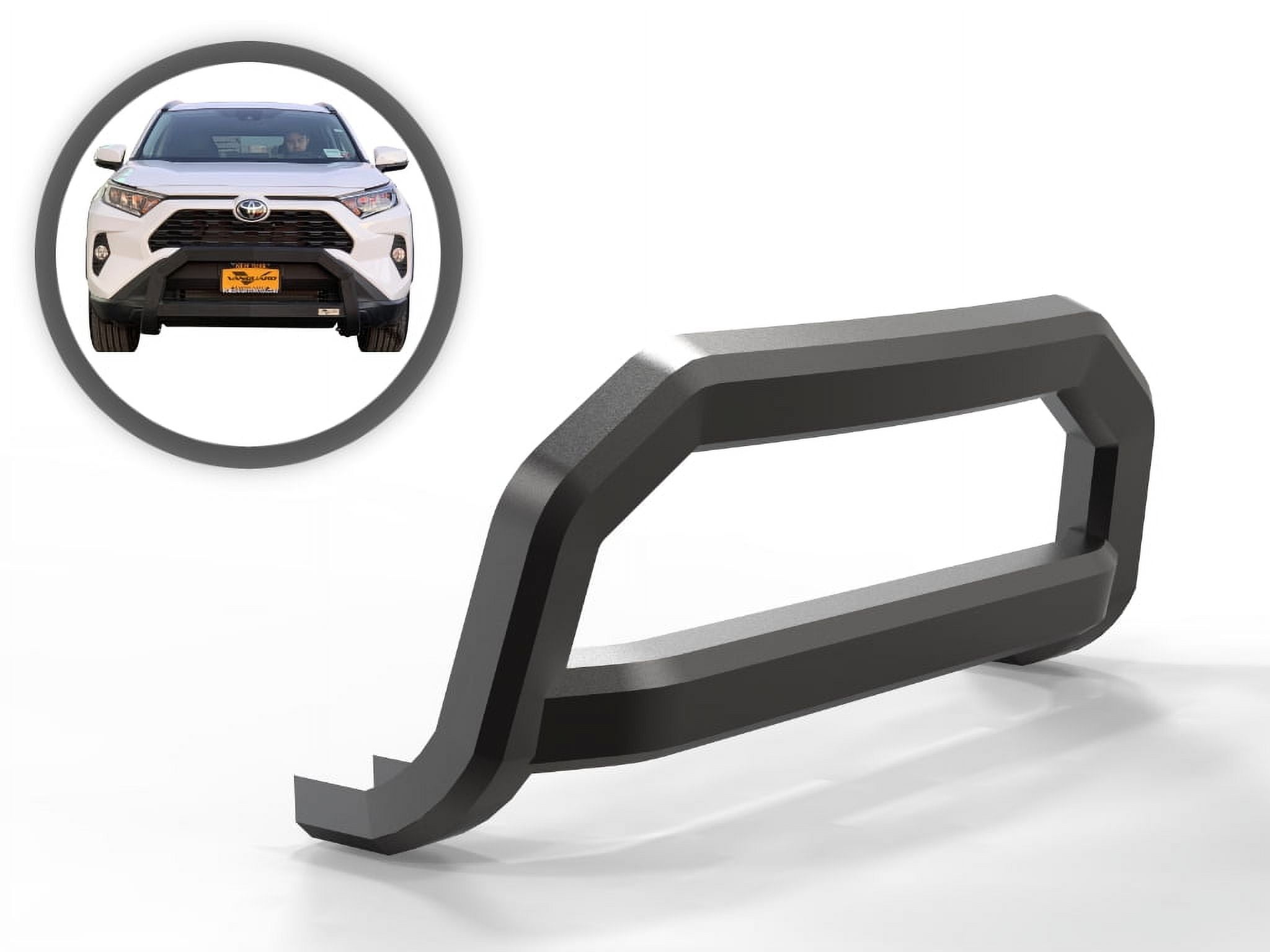 VANGUARD Optimus LED Wide Bull Bar – Black Powdercoat For Ford Edge & Mazda CX-5 – Heavy-Duty 3-Inch Steel Front Guard