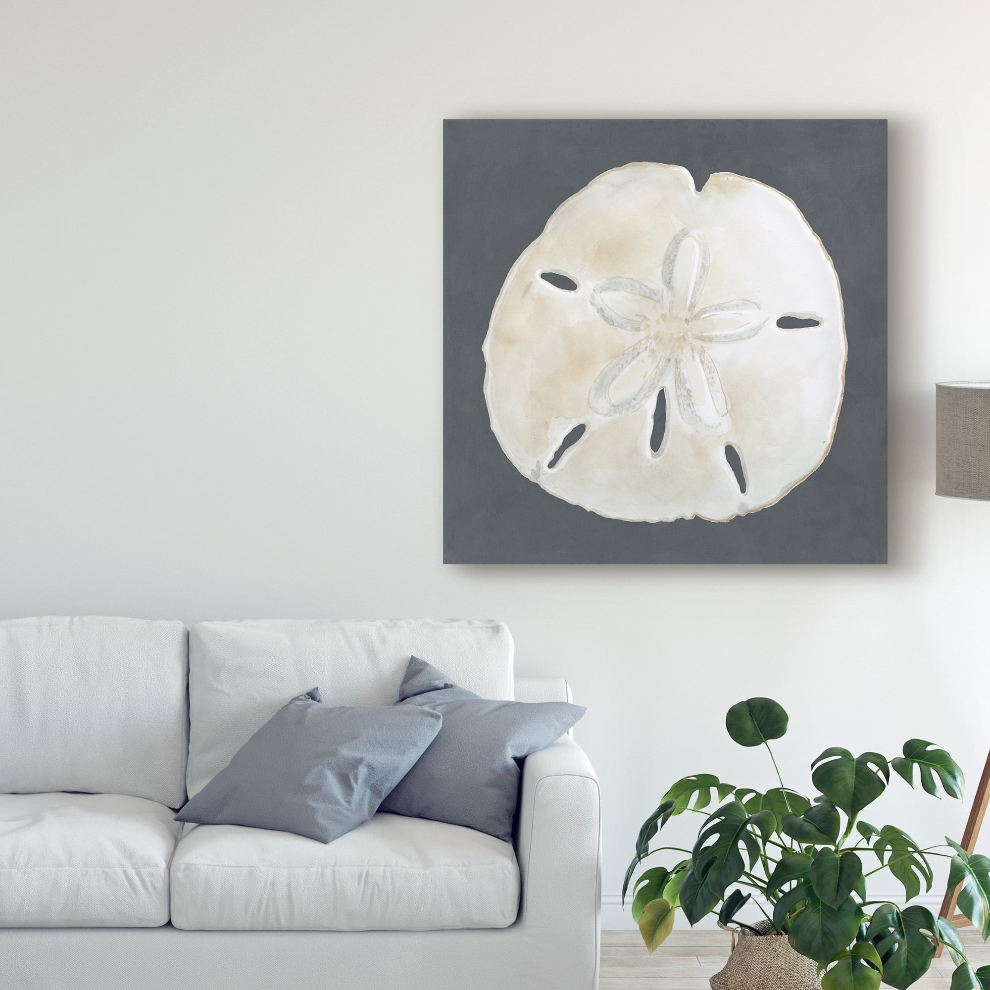 Trademark Fine Art 'Shell on Slate II' Canvas Art by Megan Meagher