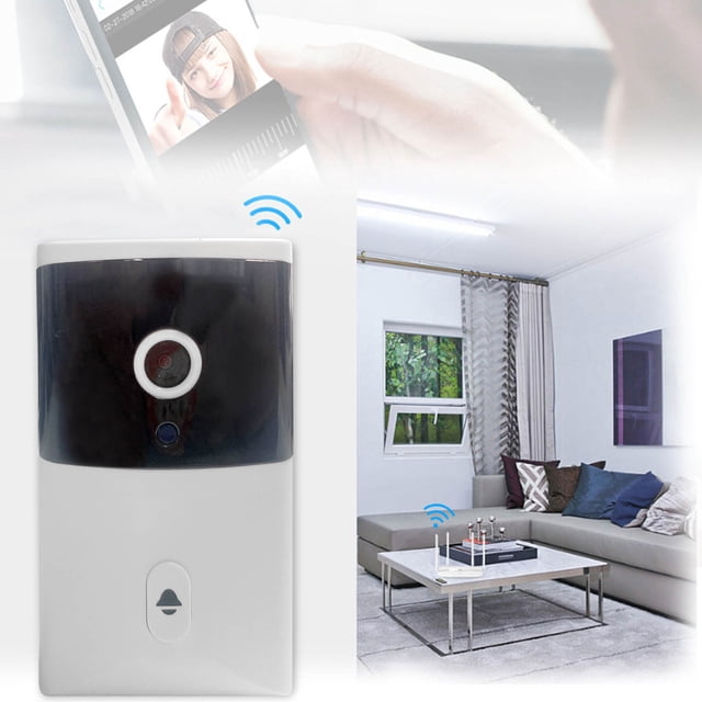 Timbre de vídeo remoto inalámbrico inteligente, timbre Visual inteligente, intercomunicador para el hogar, visión nocturna HD, WiFi, timbre de puerta de seguridad recargable