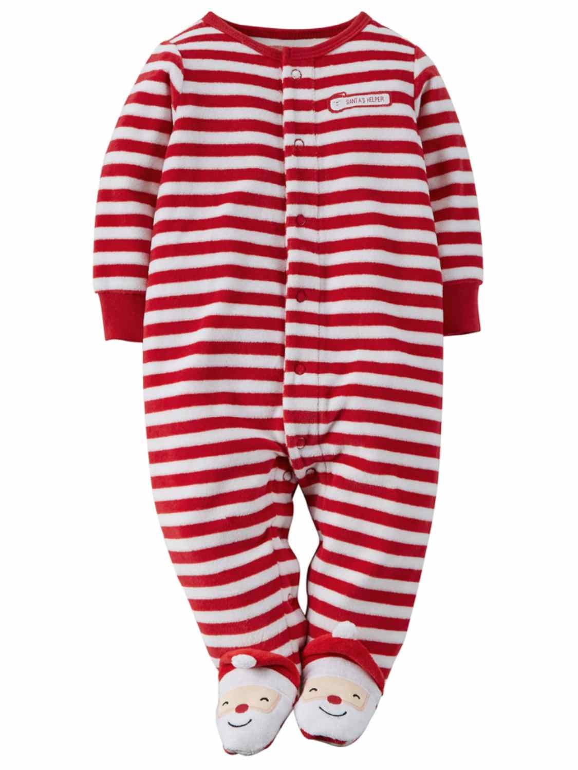 Carters Infant /& Toddler Boys Red Stripe Football Lion Sleeper Cotton Pajama