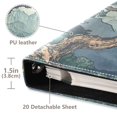 thumbnail image 3 of FORMRS 3 Ring Photo Album 4"x6" Self Adhesive Large Capacity PU Leather Cover, Tree in The Mountains, 3 of 8