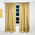 thumbnail image 2 of Designart 'Moods Yellow XVIII' Glam Curtain Panel, 2 of 5
