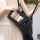 thumbnail image 1 of Bolsa de maquillaje transparente, portátil y compacta, impermeable, organizador de maquillaje pequeño, plegable, 12 compartimentos, para oficina.,Wsvlmg, 1 of 8