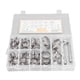 thumbnail image 1 of 78 abrazaderas de manguera de 6 a 2.008 in, 8 tipos de accesorios de anillo de acero inoxidable para tubo, 1 of 8