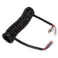 thumbnail image 3 of Electric Coiled Cable, 9.8ft 20AWG Stable Performance Insulated Sheath Trailer 13 Core Coiled Cable  For Replacement, 3 of 8