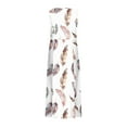 thumbnail image 5 of LSLJS Nouvelle Robe Longue Sans Manches en Coton et Lin à Col Rond Imprimé pour Femmes, Robe d'Été de Plage, 5 of 5