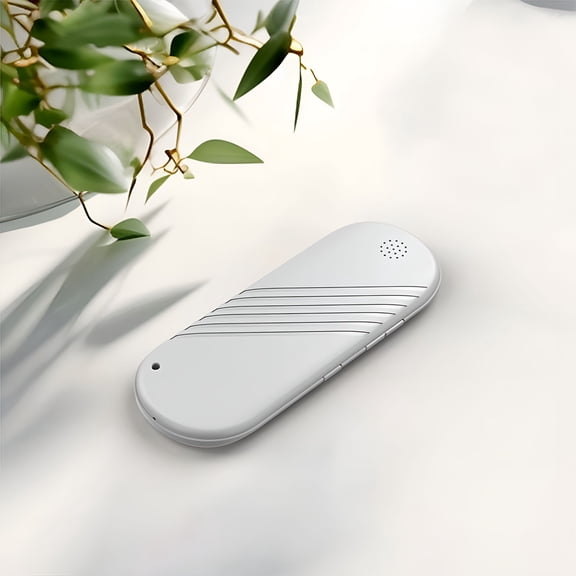 GJX under Pillow Speaker, Stay Asleep Longer with Sleeping Sounds, Multifunction Stereo Deep Bass Mini Bluetooth Conduction Speaker for Sleeping (White)