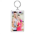 thumbnail image 7 of Picture Keychains Photo Frame Key Chain Pendant Photo Souvenir Decorative Buckle DIY Gift Key Chain, 7 of 7