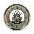 thumbnail image 6 of Clock Inserts, Transparent Skeleton Clock Inserts Recessed Clockwork Table Clock Clock Movement Clock DIY, 6 of 10