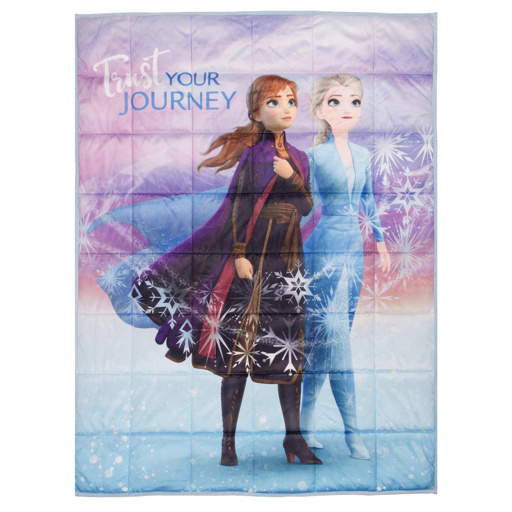 Disney's Frozen 2 Kids Weighted Blanket, 4.5lb, 36 x 48, Purple and Blue - image 2 of 10