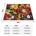 thumbnail image 4 of Manta de felpa con aire acondicionado Gravity Falls, suave, ligera y acogedora, para cama, sofá, sillón, viajes y acampada, 4 of 8