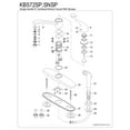 thumbnail image 6 of Kingston KB572SNSP One-Handle 4-Hole 8" Centerset Kitchen Faucet with Side Sprayer in Brushed Nickel, 6 of 7