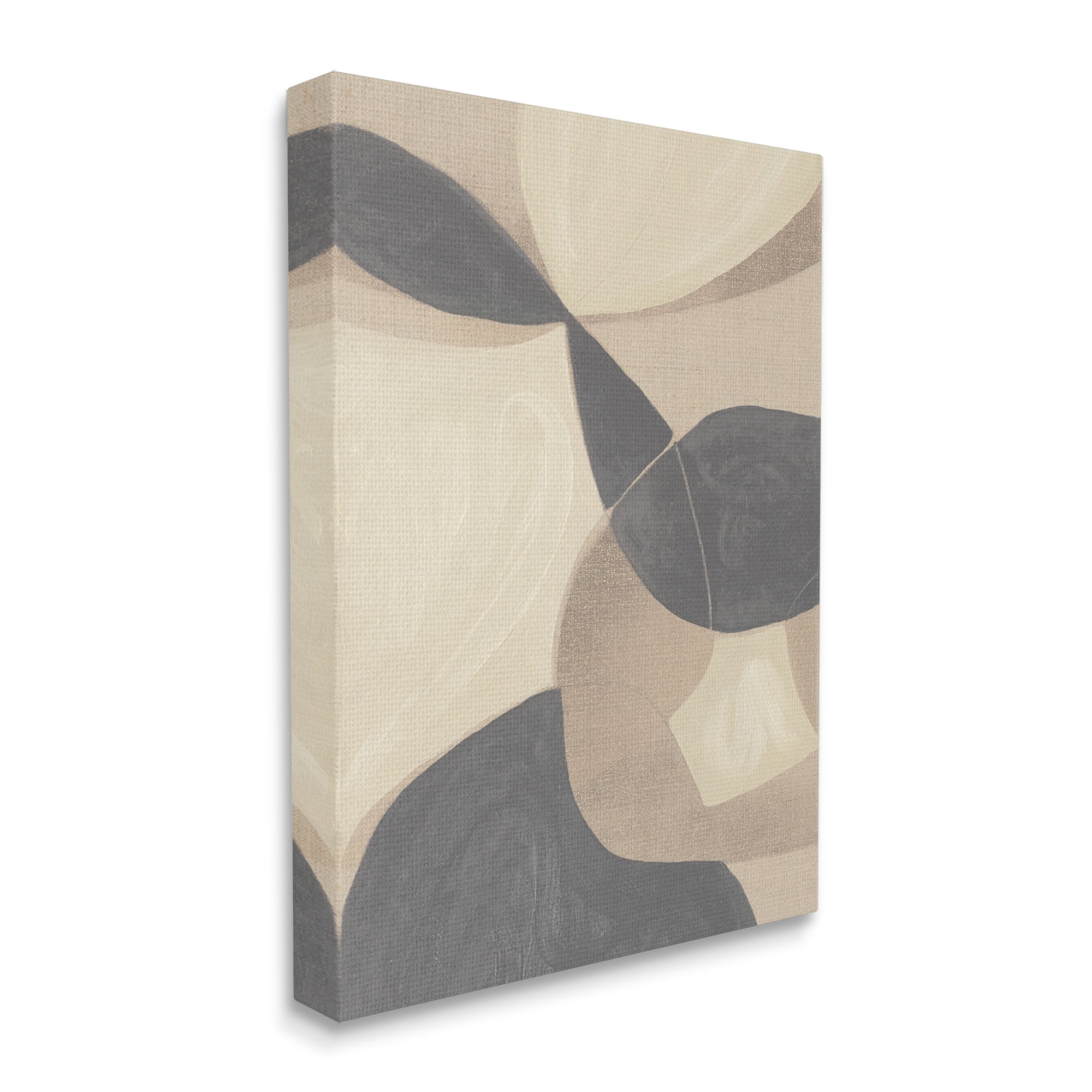 Stupell Industries Modern Beige Boho Abstract Overlapping Shapes Canvas Wall Art, 24 x 30, Design by Kippi Leonard