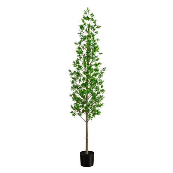 Nearly Natural 6ft. UV Artificial Podocarpus Artificial Tree (Indoor/Outdoor)