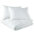 thumbnail image 2 of Microsculpt Solid Textured Ogee Comforter Set, Adult, 2 of 5