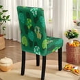 thumbnail image 6 of TSOVTHRID Shamrock Heart Print 5 Pcs Chair Covers and Tablecloth Set Removable Washable Table Cover and Chair Seat Slipcover for Home Hotel Dining Room Banquet St. Patrick's Day Decor, 6 of 7