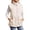 White, variant on Light Jackets for Women Casual Women's Solid Color Adjustable Waist Single Breasted Mid Length Cotton Jacket (Wine Red,XXXL)
