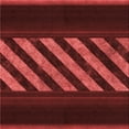 thumbnail image 1 of Ahgly Company Indoor Square Patterned Maroon Red Area Rugs, 4' Square, 1 of 6