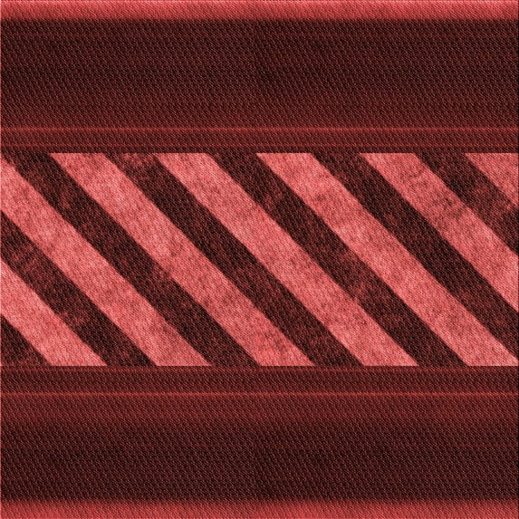 Ahgly Company Indoor Square Patterned Maroon Red Area Rugs, 4' Square