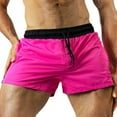 thumbnail image 1 of AherBiu Mens Running Shorts Drawstring Quick Dry Stretchy Gym Athletic Shorts with Zipper Pockets, 1 of 3