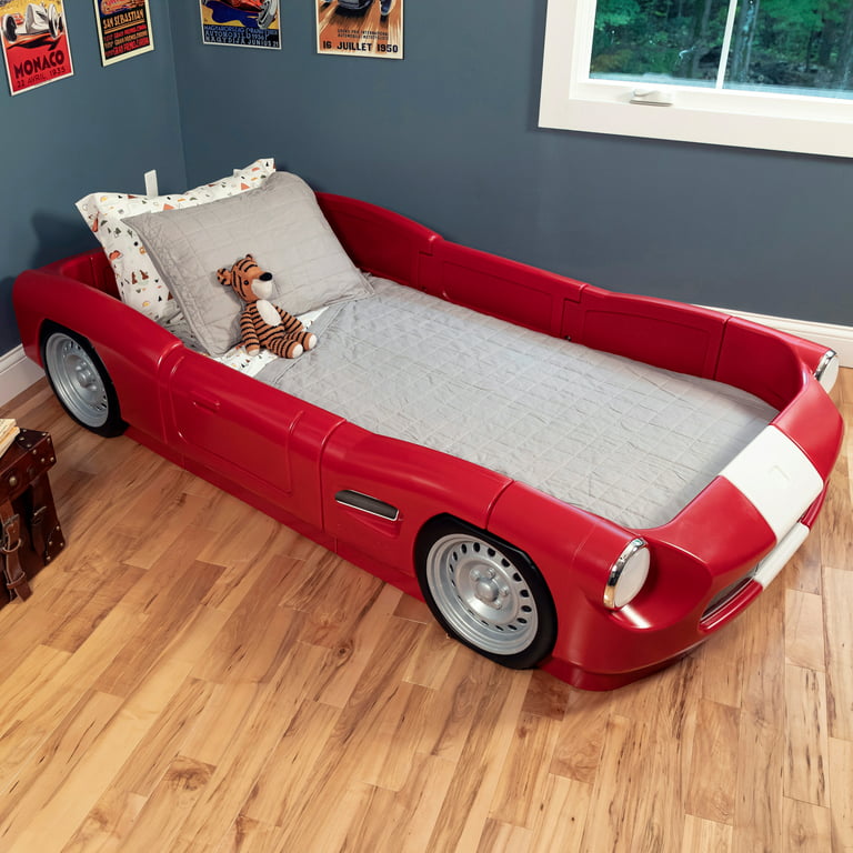 Snow Ev Red Twin Car Bed