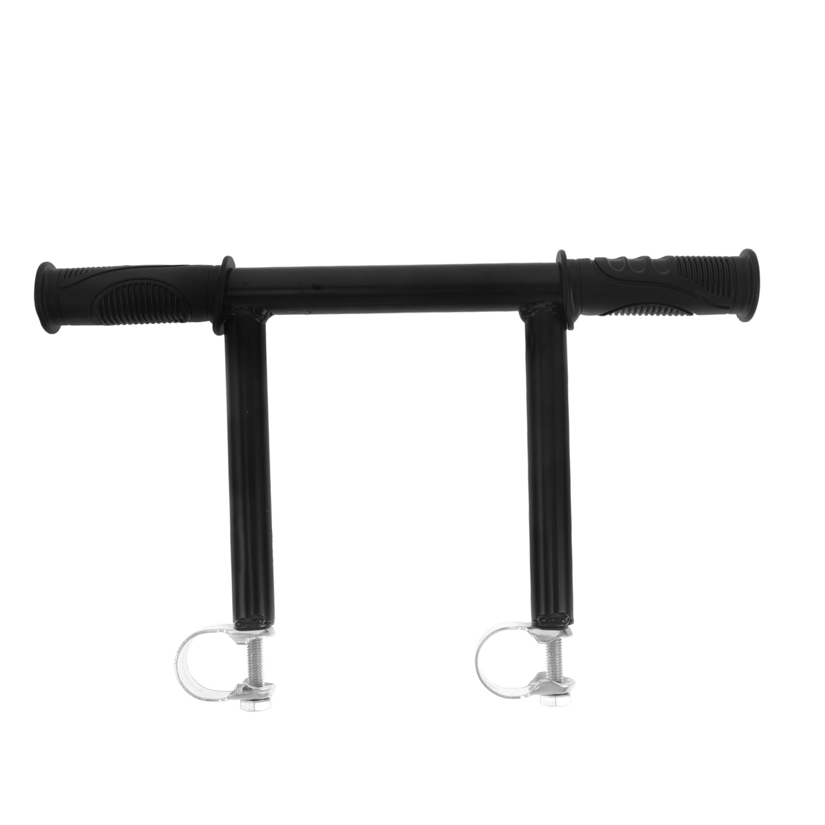 Ergonomic Stroller Handle Extender for Home with Stainless Steel and Black Plastic 1 Piece