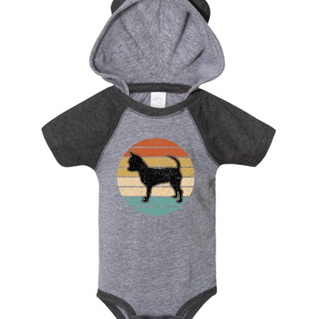 

Inktastic Chihuahua Dog Retro Sunset Gift Baby Boy or Baby Girl Bodysuit