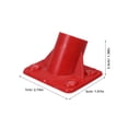 thumbnail image 2 of Siliaire Broom Handle Connector Plastic Red 2.75X1.97X1.38In for Secure Connection and Easy Replacement, 2 of 8