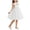 E231-White, variant on hengsof Girls' Solid Color Sundress Sleeveless 3D Rose Mesh Halter Neck Dress Casual Summer Everyday Dress Suitable for Children Aged 1-10