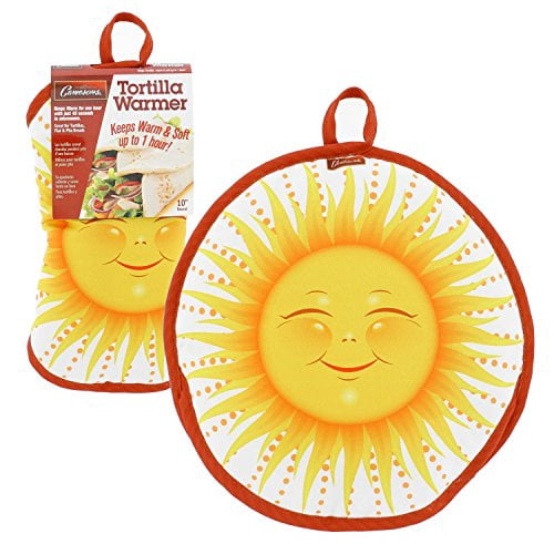 Tortilla Warmer 10 Insulated, Microwaveable Fabric Pouch by Camerons