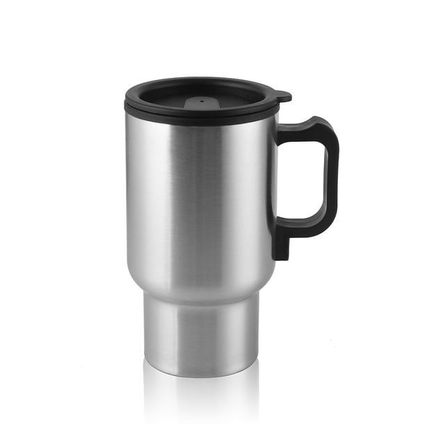 Taza De Café De Viaje De Acero Inoxidable Con Aislamiento De Calefacción Para Encendedor De Cigarrillos De Coche De 12V Serendint HA021611-00