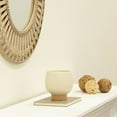 thumbnail image 4 of Mainstays 5.5"H Small Indoor Speckle Cream Ceramic Planter with Tan Base, 4 of 6